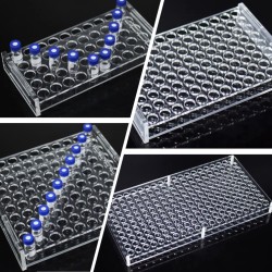 Organic Glass Racks for 2 mL Autosampler Vials – 50 / 96 / 100 Holes | Durable Acrylic Design